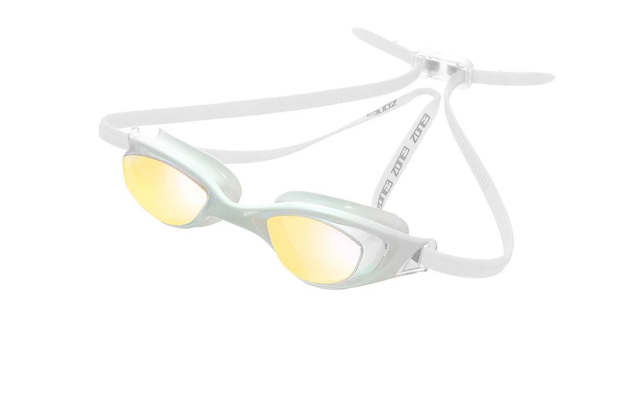 Zone 3 Zone3 - Aspect - White/Clear - Lens : Rainbow Mirror - Unisex