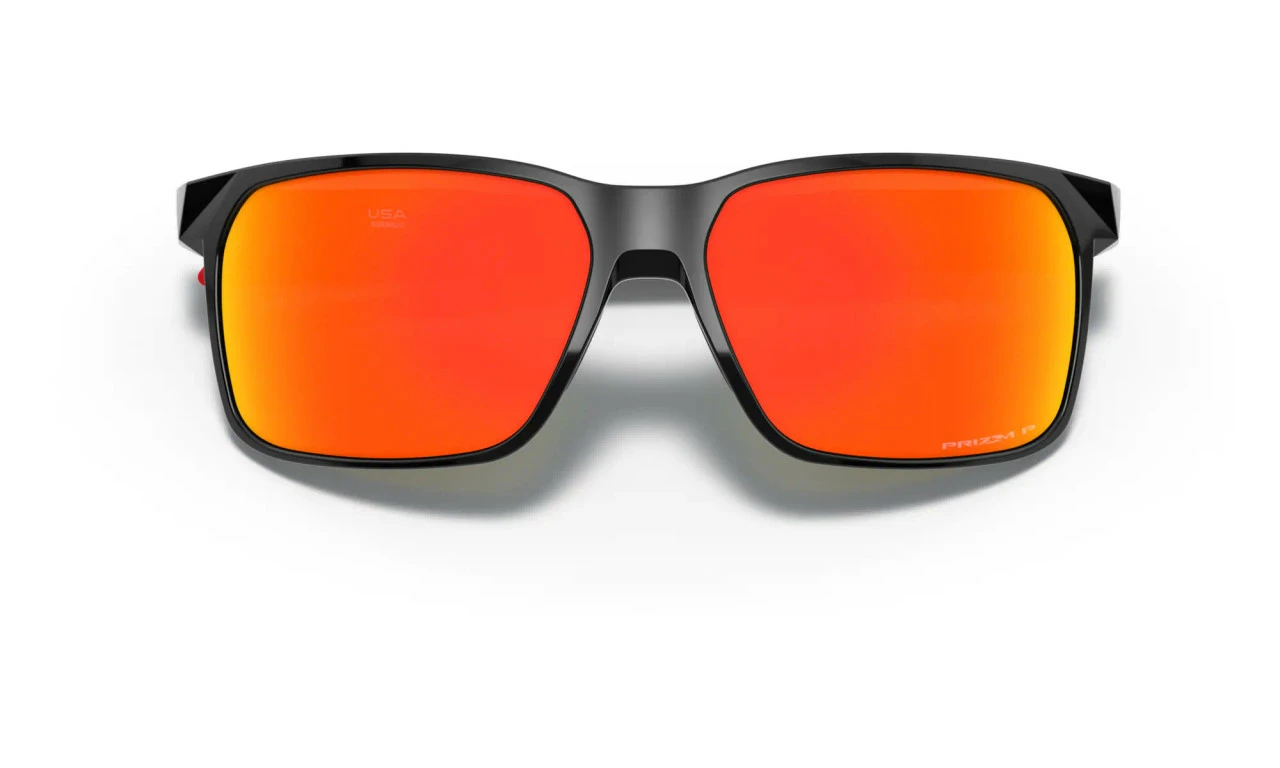 Oakley - Portal X Performance And Lifestyle Sunglasses - Polished Black Frame And Arms: Prizm Deep H2O Prizm Ruby Polarised Lenses