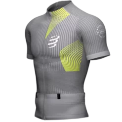 Compressport - Trail Postural Short Sleeve Top - Men's - Alloy/Primerose
