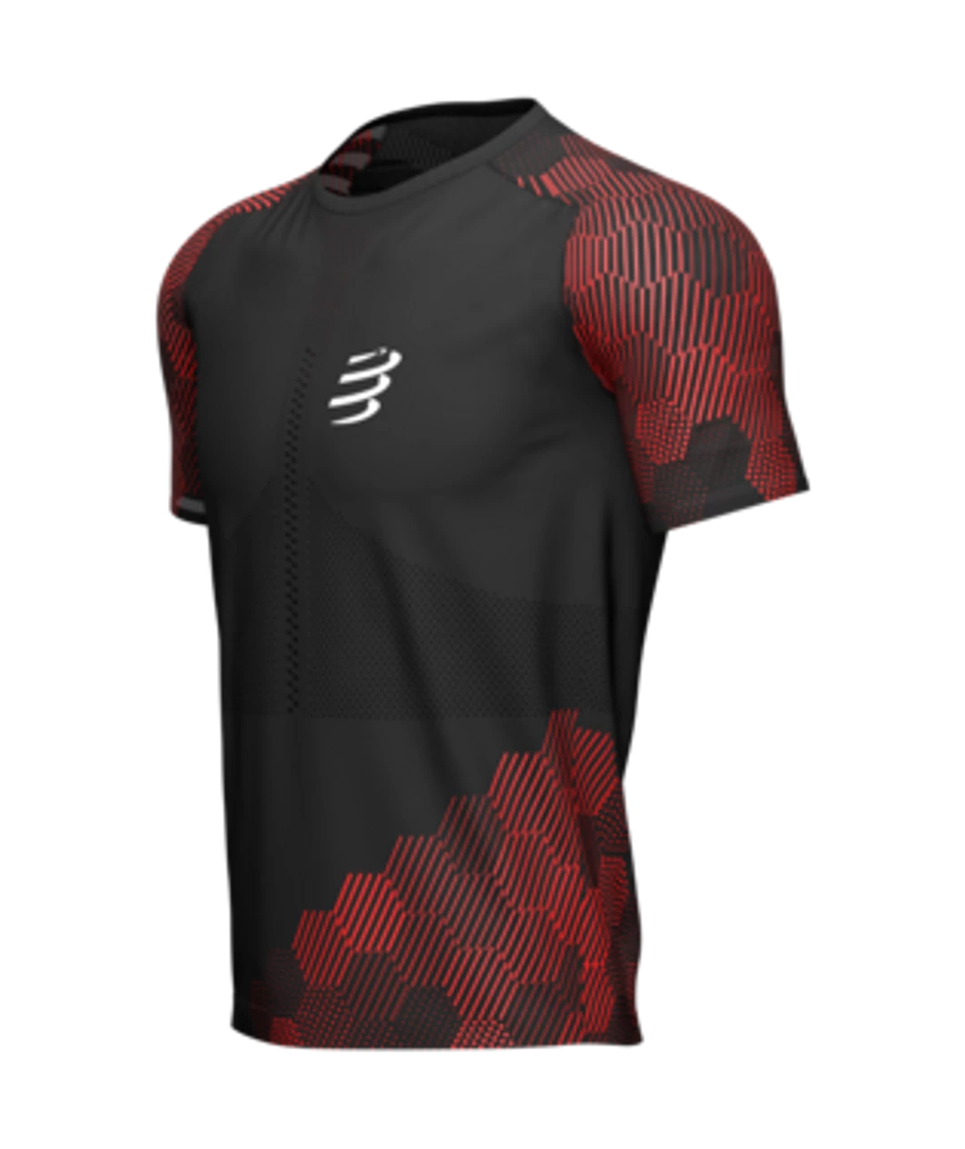 Compressport - Racing Short Sleeve Tshirt - Men's - Black/Red