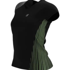 Compressport - Performance Short Sleeve Tshirt - Women's - Black/Paradise Green