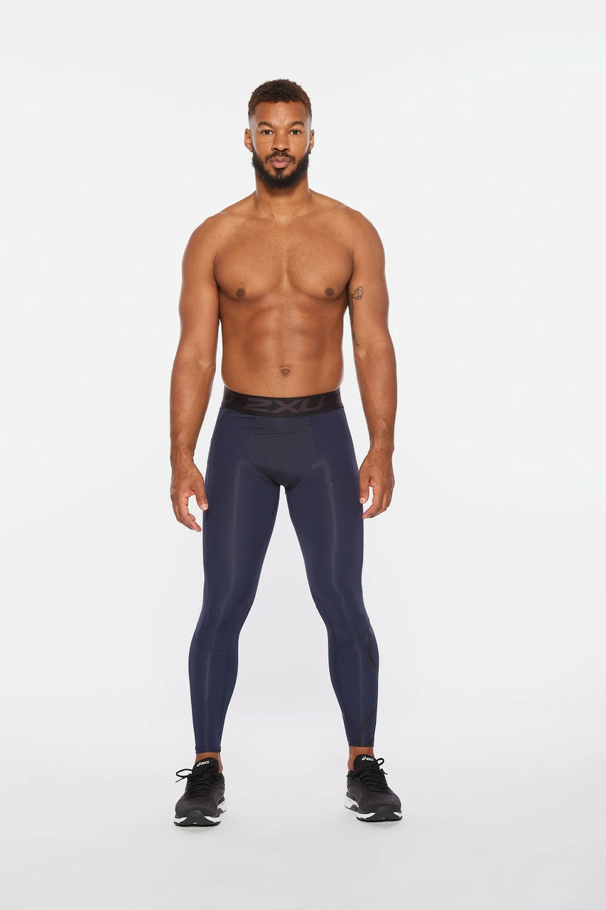 2XU - Men's Motion Compression Tights - Midnight/Nero - 2023 - Image 7