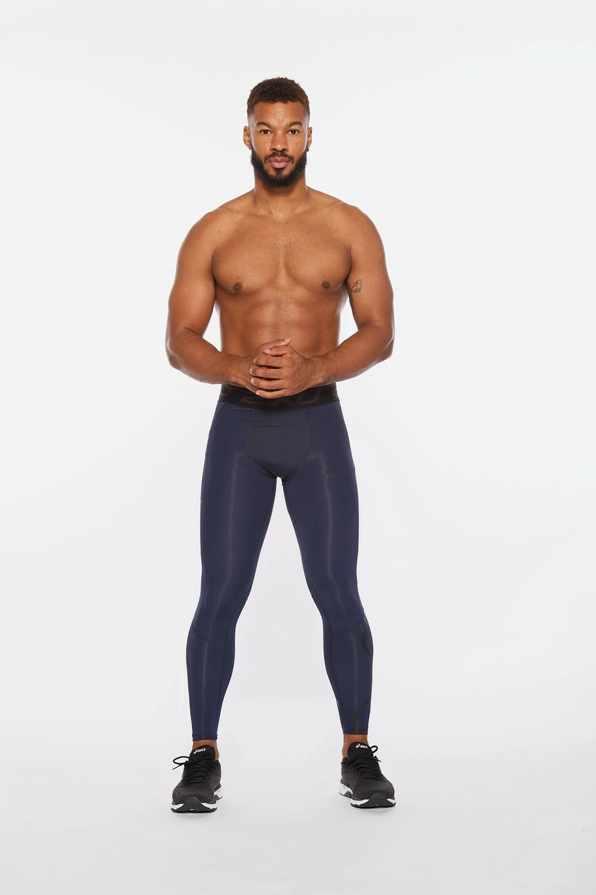 2XU - Men's Motion Compression Tights - Midnight/Nero - 2023 - Image 10