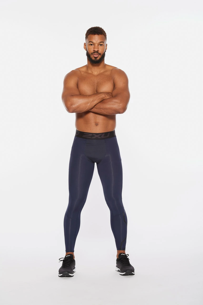 2XU - Men's Motion Compression Tights - Midnight/Nero - 2023 - Image 9