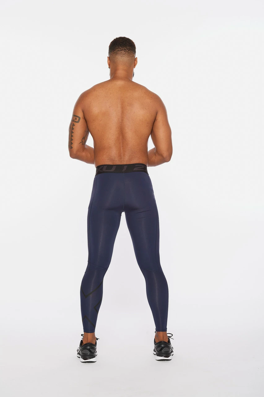 2XU - Men's Motion Compression Tights - Midnight/Nero - 2023 - Image 13