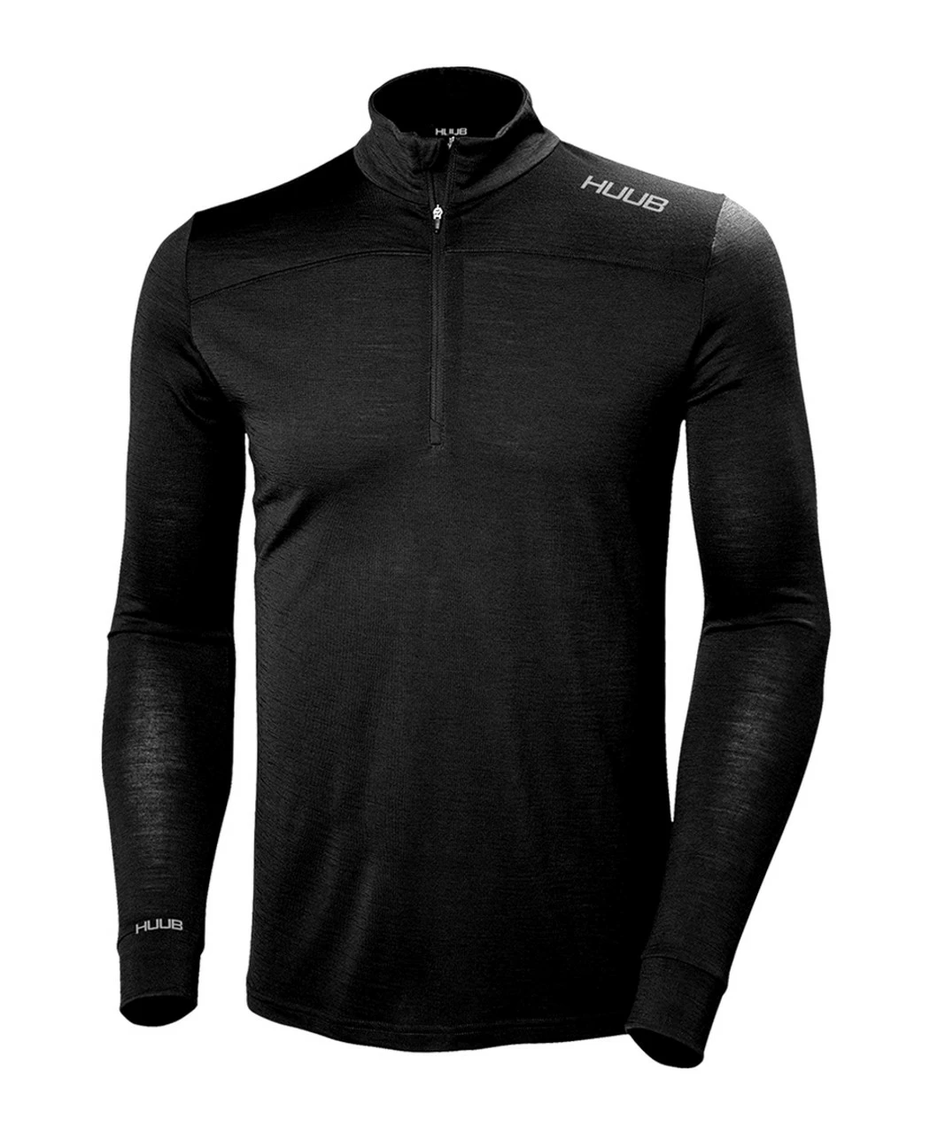 HUUB - Merino Half Zip Unisex Base Layer - Grey