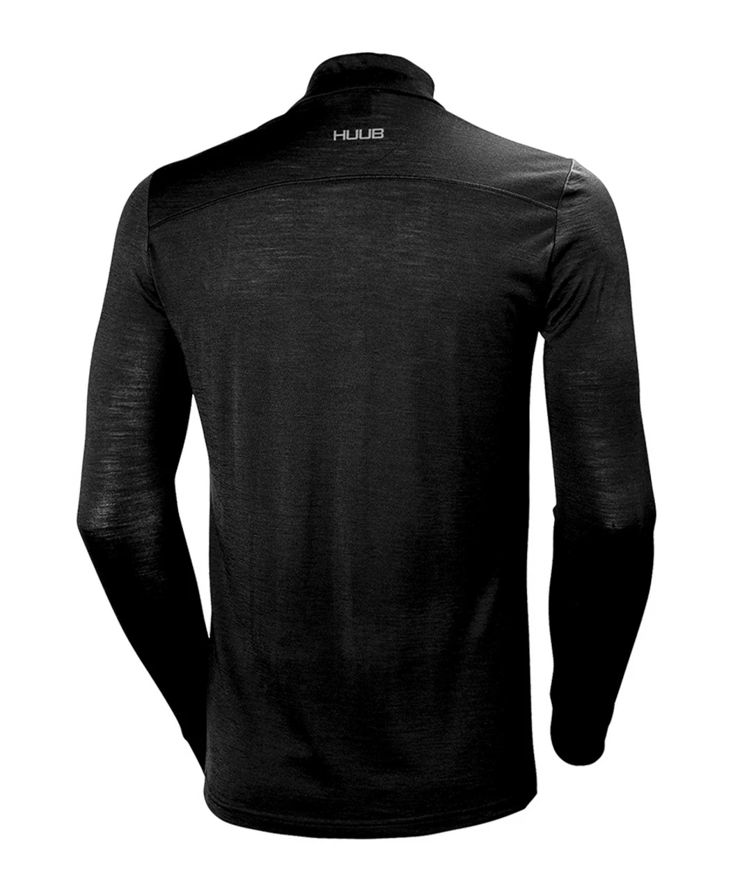 HUUB - Merino Half Zip Unisex Base Layer - Grey - Image 2