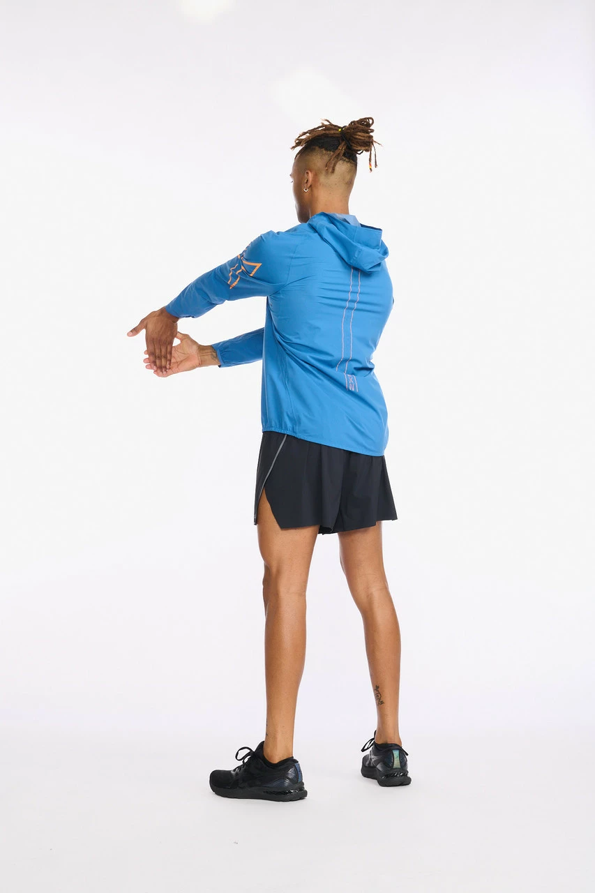 2XU - Light Speed WP Jacket - Men's - Starling/Turmeric Reflective - Image 7