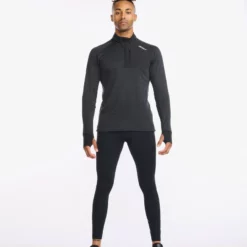 2XU - Ignition 1/4 Zip - Men's - Black/Silver Reflective