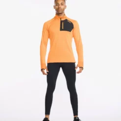 2XU - Ignition 1/4 Zip - Men's - Turmeric/Turmeric Reflective
