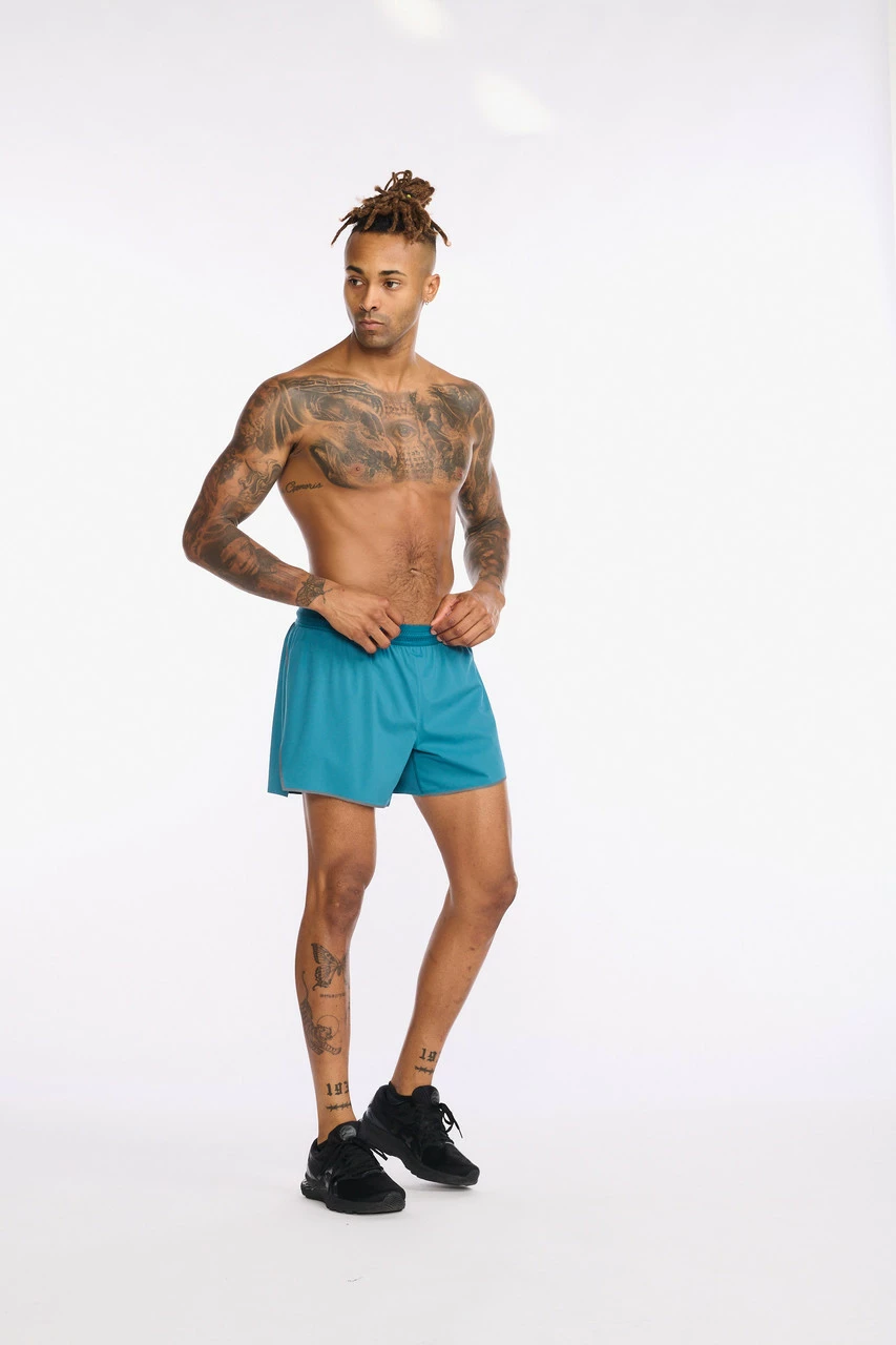 2XU - Light Speed 5 Inch Short - Men's - Oceanside/Black Reflective - Image 11