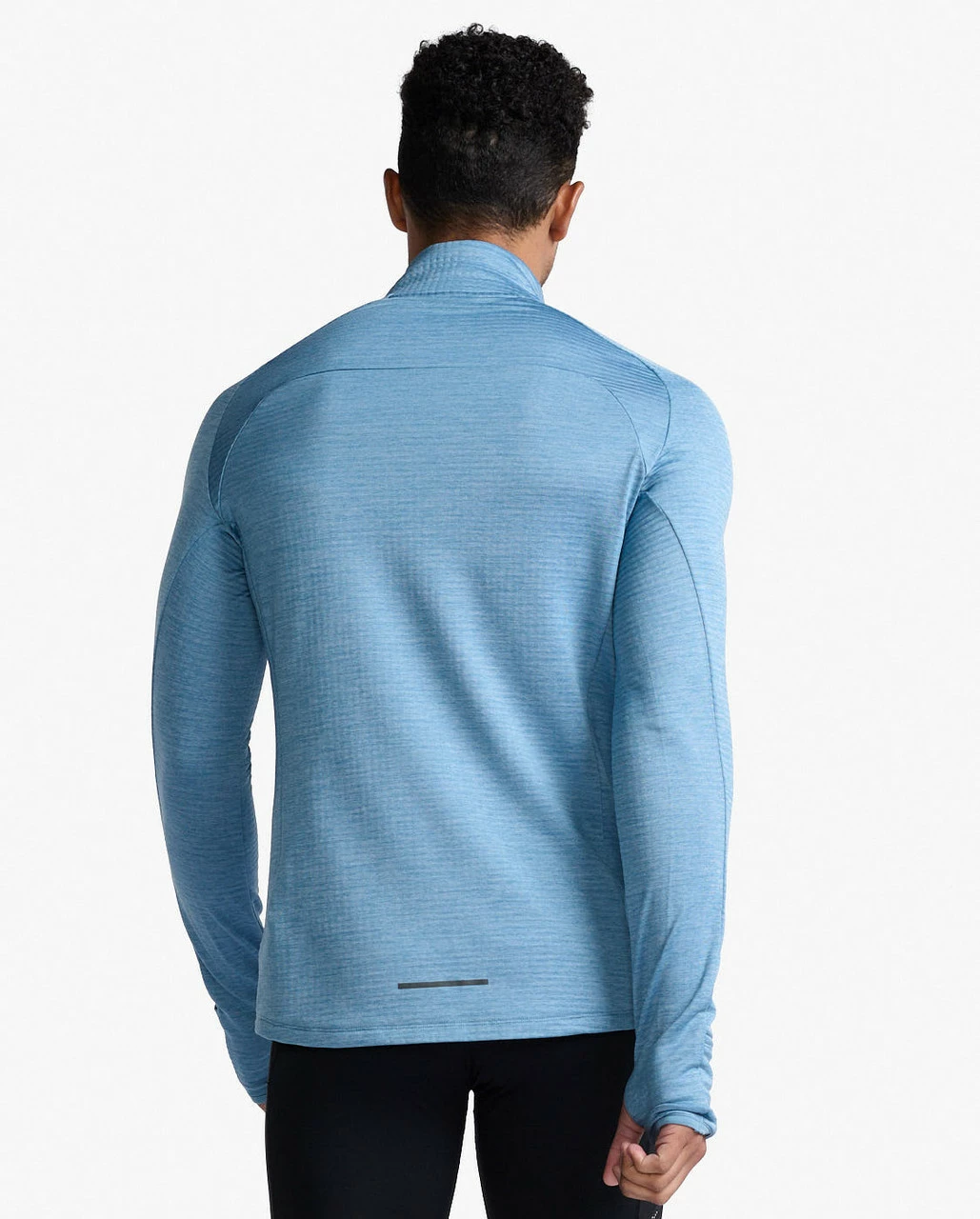 2XU - Ignition 1/4 Zip - Men's - Shadow/Black Reflective - Image 2