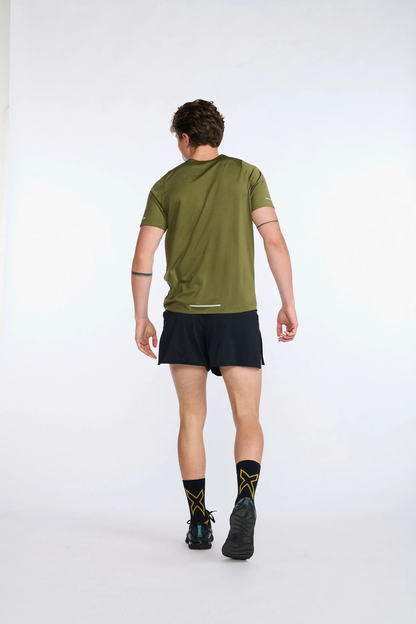 2XU - Light Speed Tech Tee - Men's - Winter Moss/Silver Reflective - Image 18