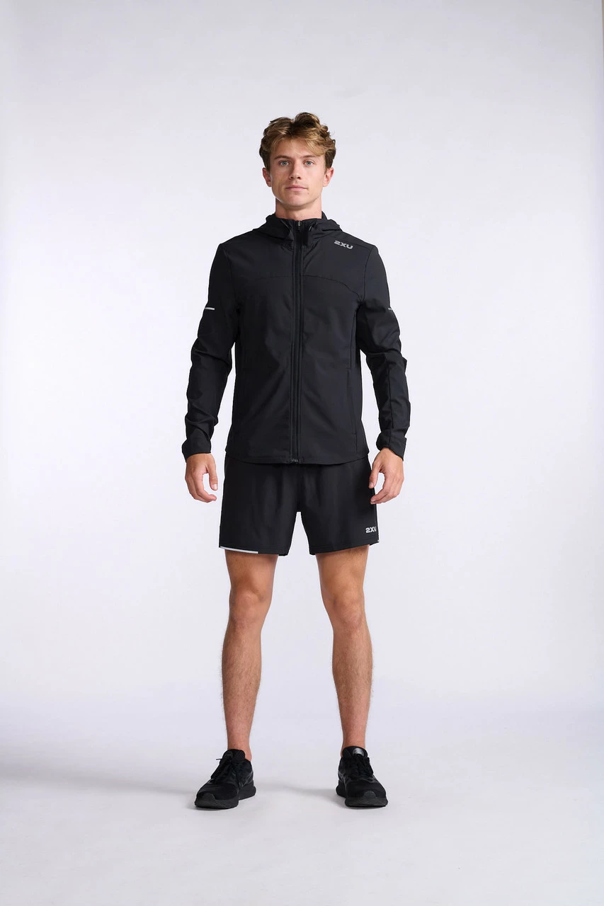 2XU - Aero Jacket - Men's - Black/Silver Reflective - 2023 - Image 2