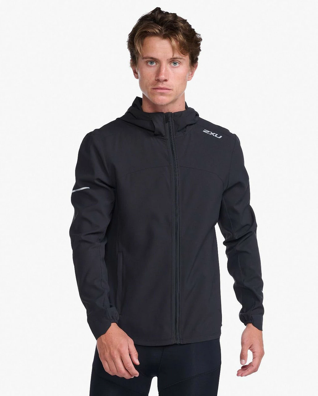 2XU - Aero Jacket - Men's - Black/Silver Reflective - 2023 - Image 4