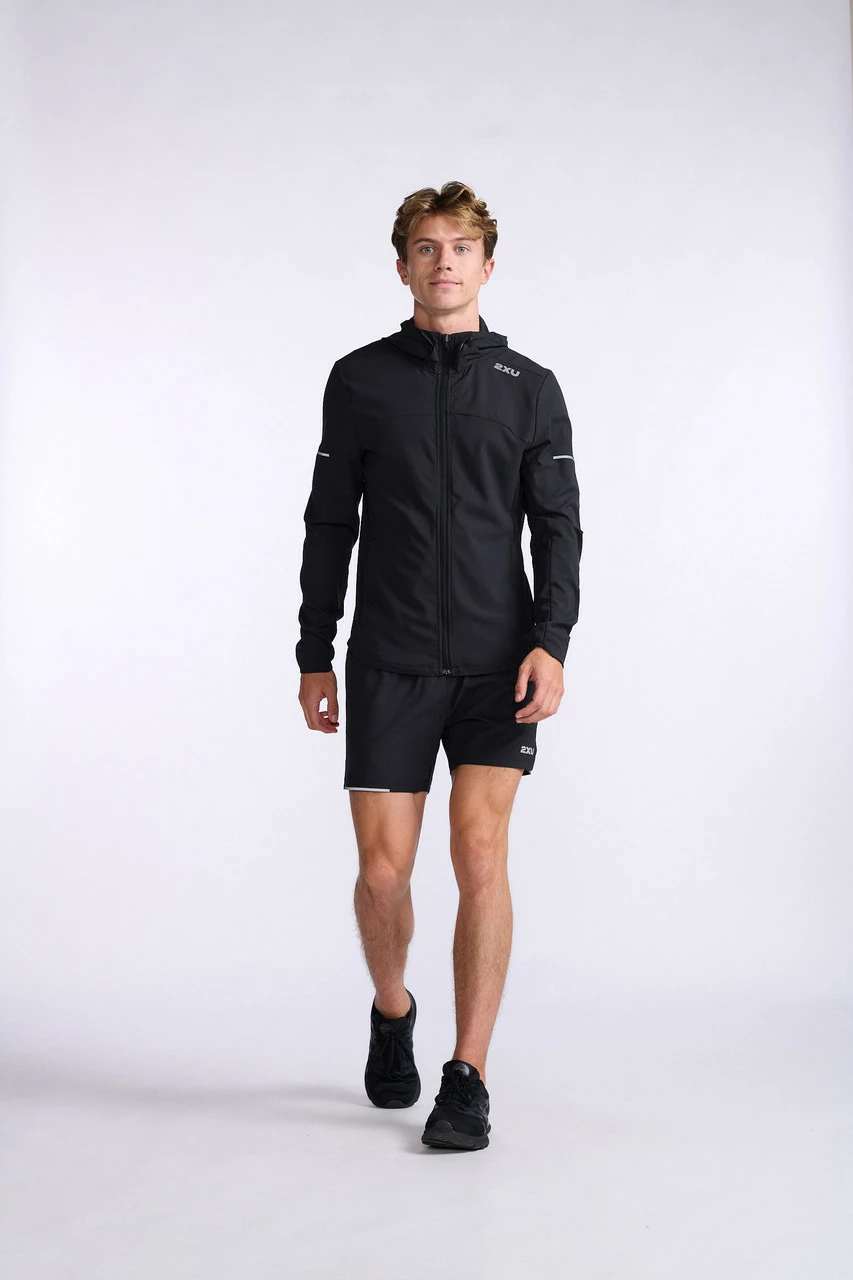 2XU - Aero Jacket - Men's - Black/Silver Reflective - 2023 - Image 24