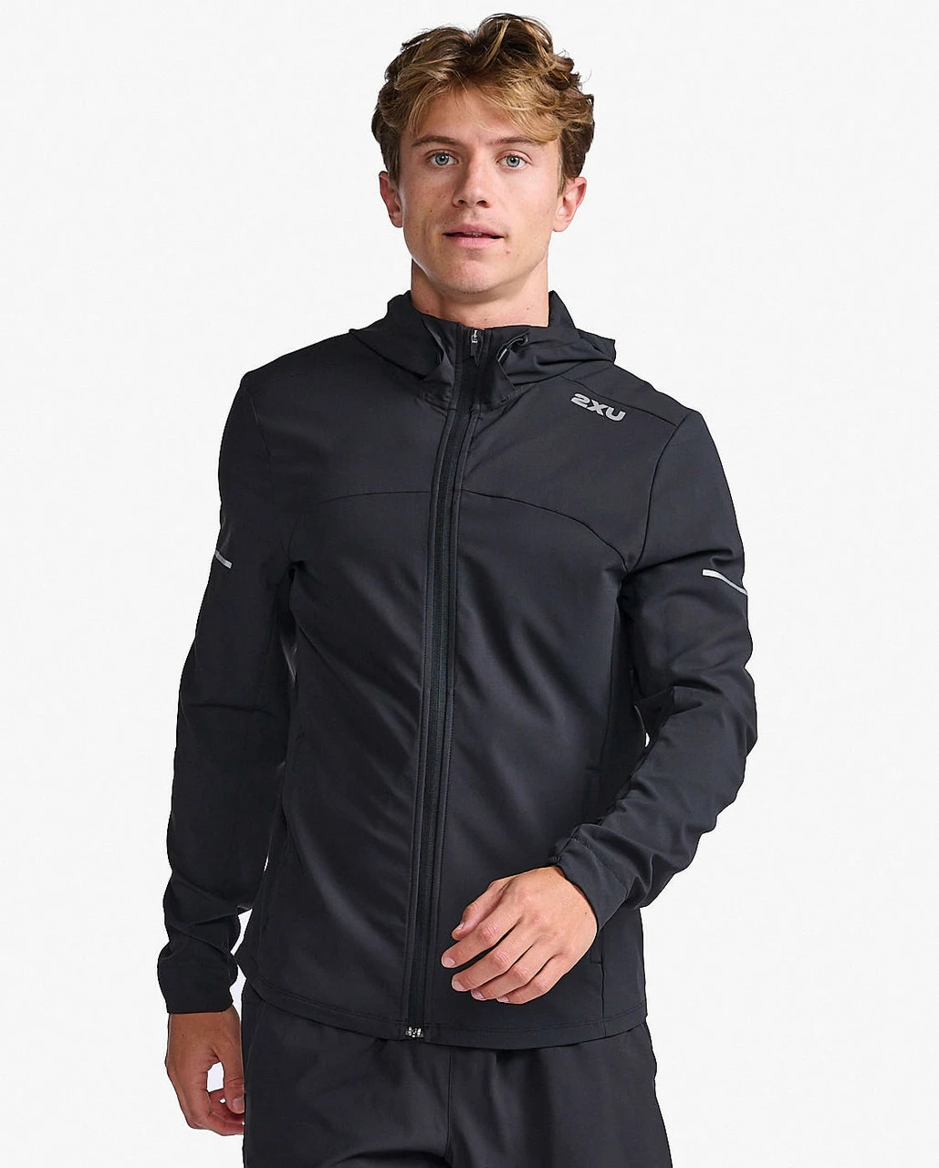 2XU - Aero Jacket - Men's - Black/Silver Reflective - 2023 - Image 16