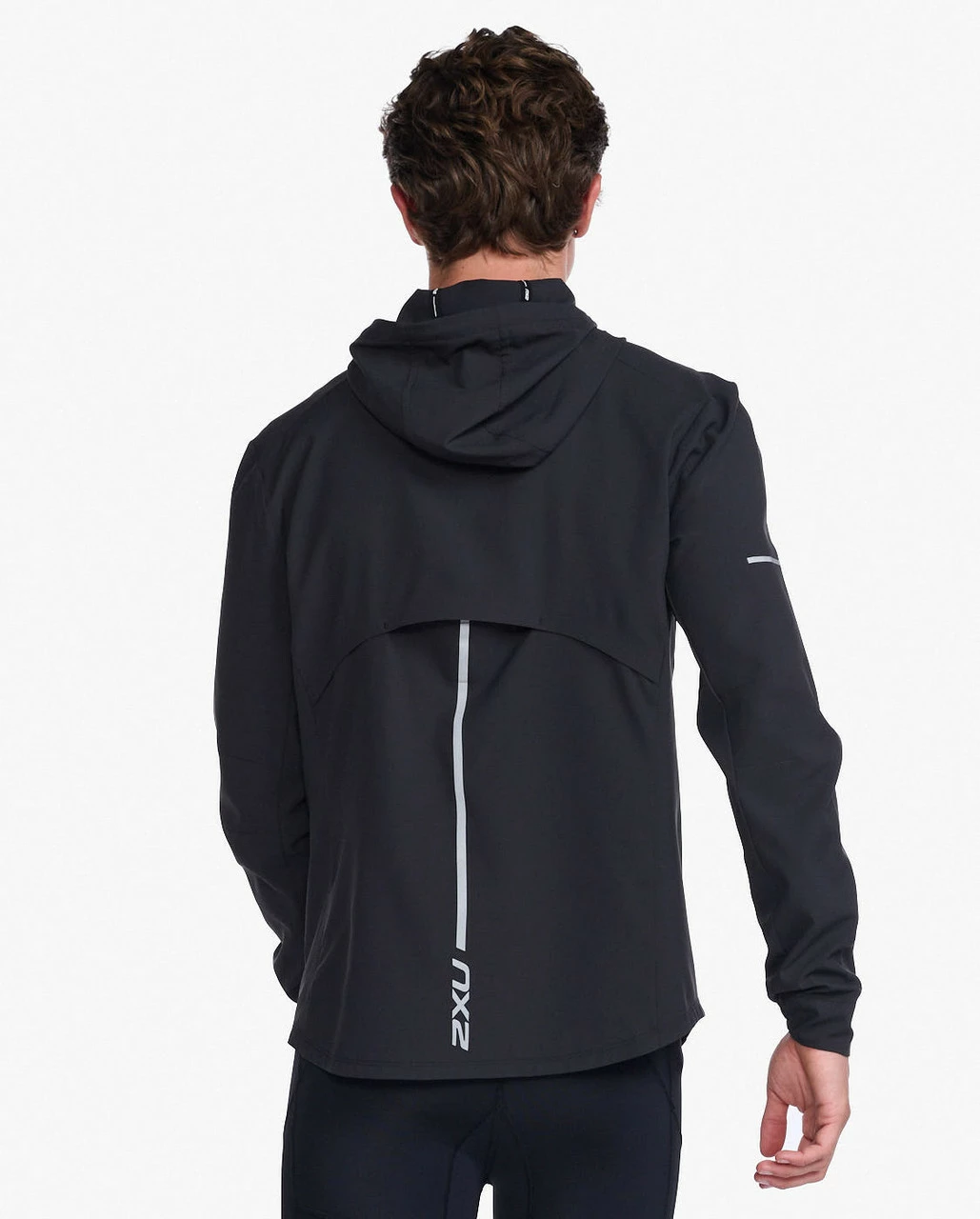 2XU - Aero Jacket - Men's - Black/Silver Reflective - 2023 - Image 3