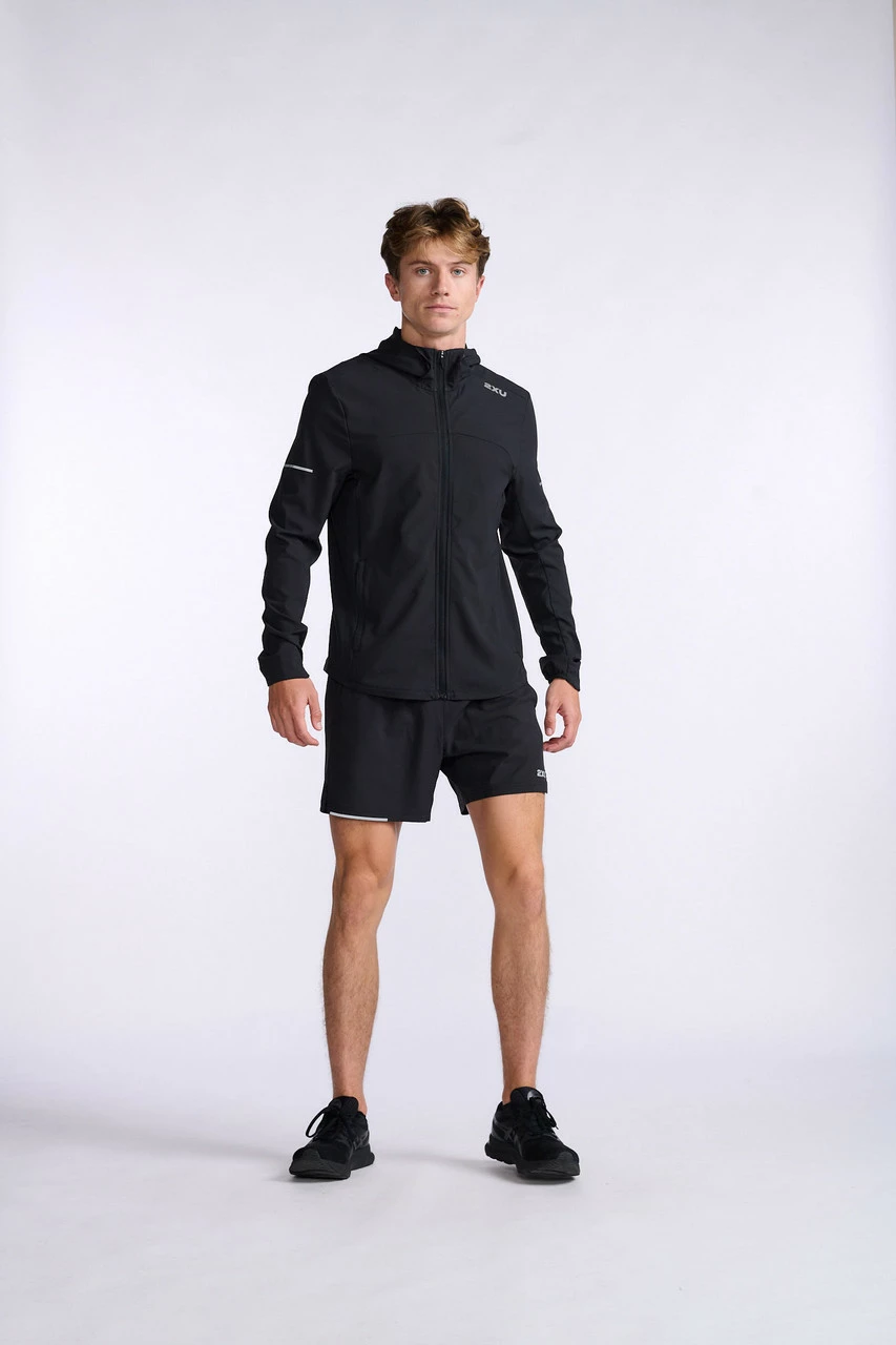 2XU - Aero Jacket - Men's - Black/Silver Reflective - 2023 - Image 23