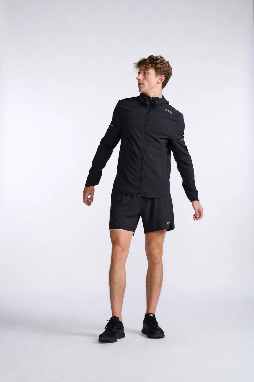 2XU - Aero Jacket - Men's - Black/Silver Reflective - 2023 - Image 27