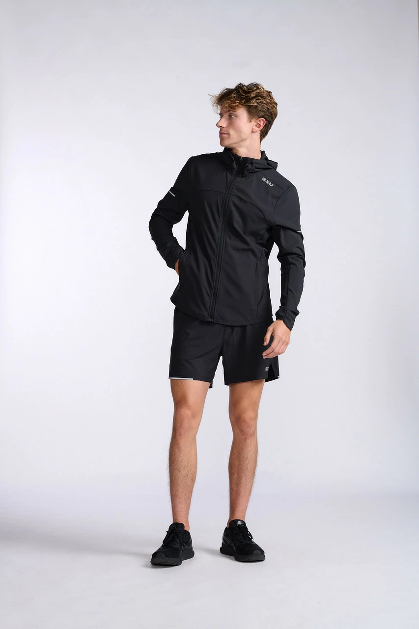 2XU - Aero Jacket - Men's - Black/Silver Reflective - 2023 - Image 43