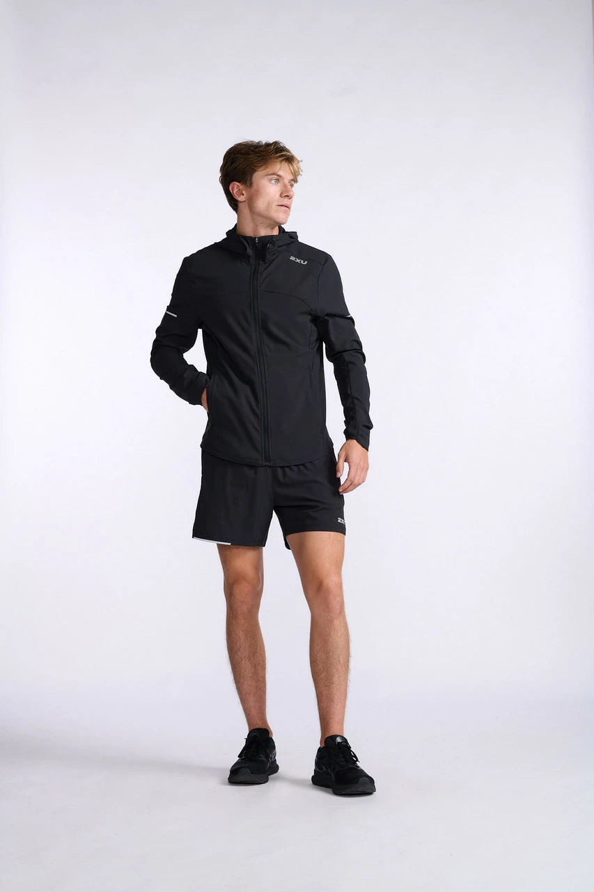 2XU - Aero Jacket - Men's - Black/Silver Reflective - 2023 - Image 25