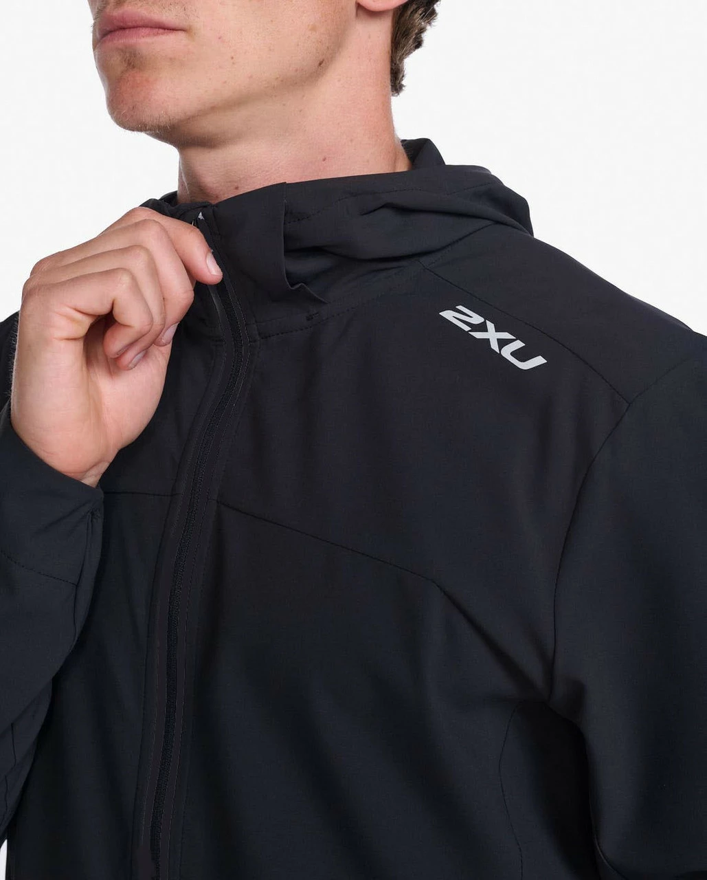 2XU - Aero Jacket - Men's - Black/Silver Reflective - 2023 - Image 14