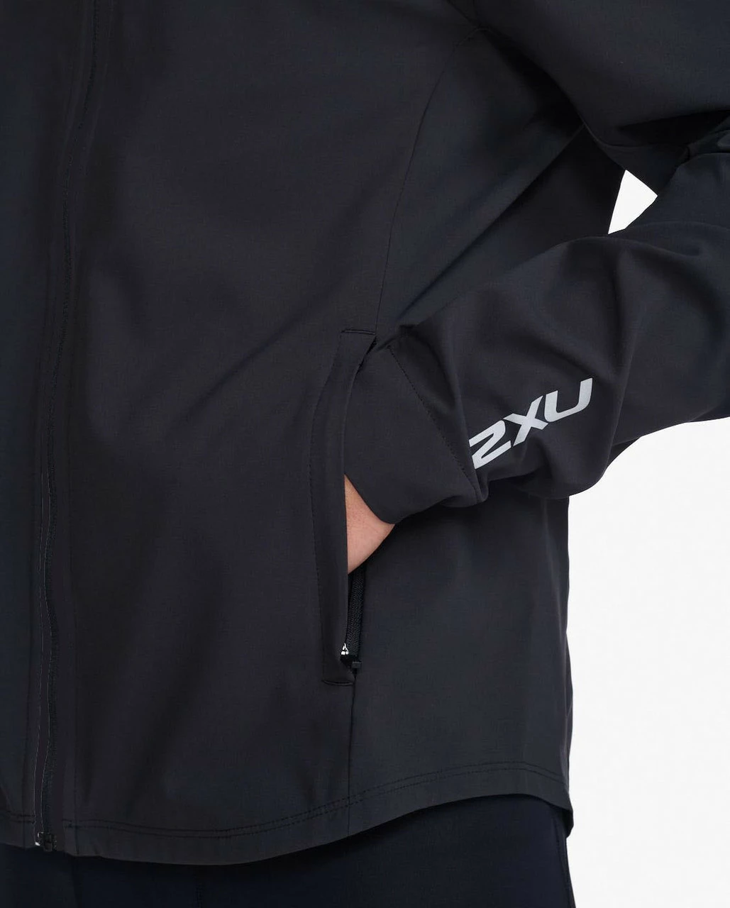 2XU - Aero Jacket - Men's - Black/Silver Reflective - 2023 - Image 11