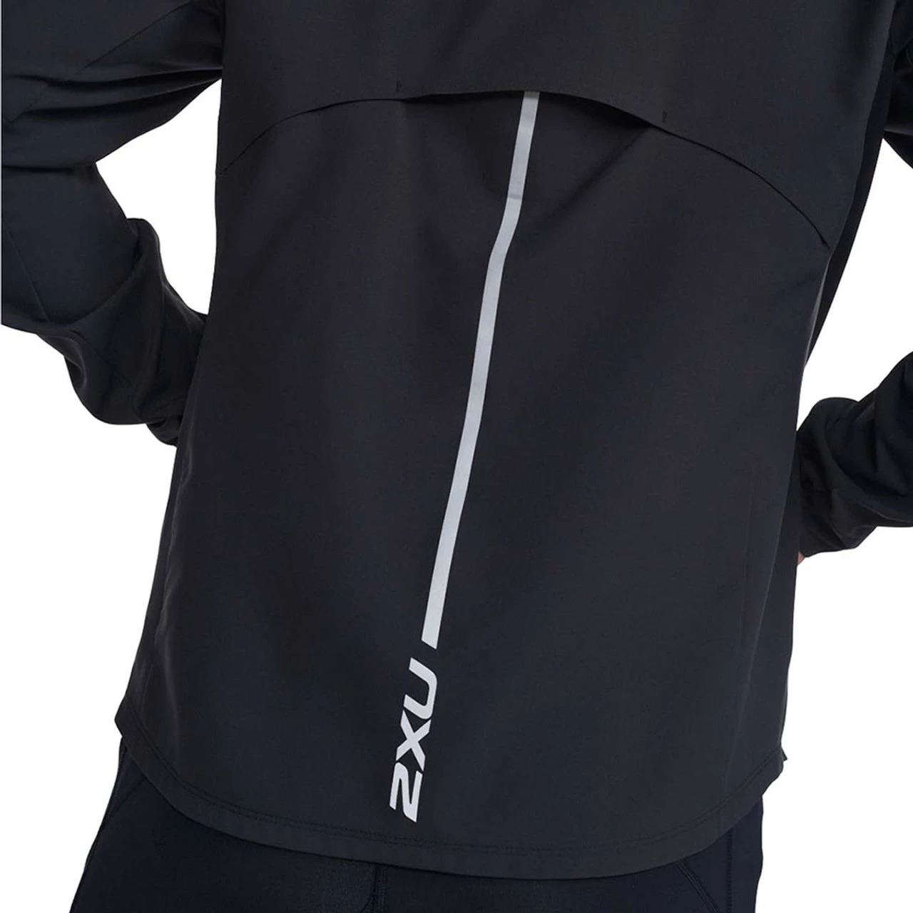 2XU - Aero Jacket - Men's - Black/Silver Reflective - 2023 - Image 8