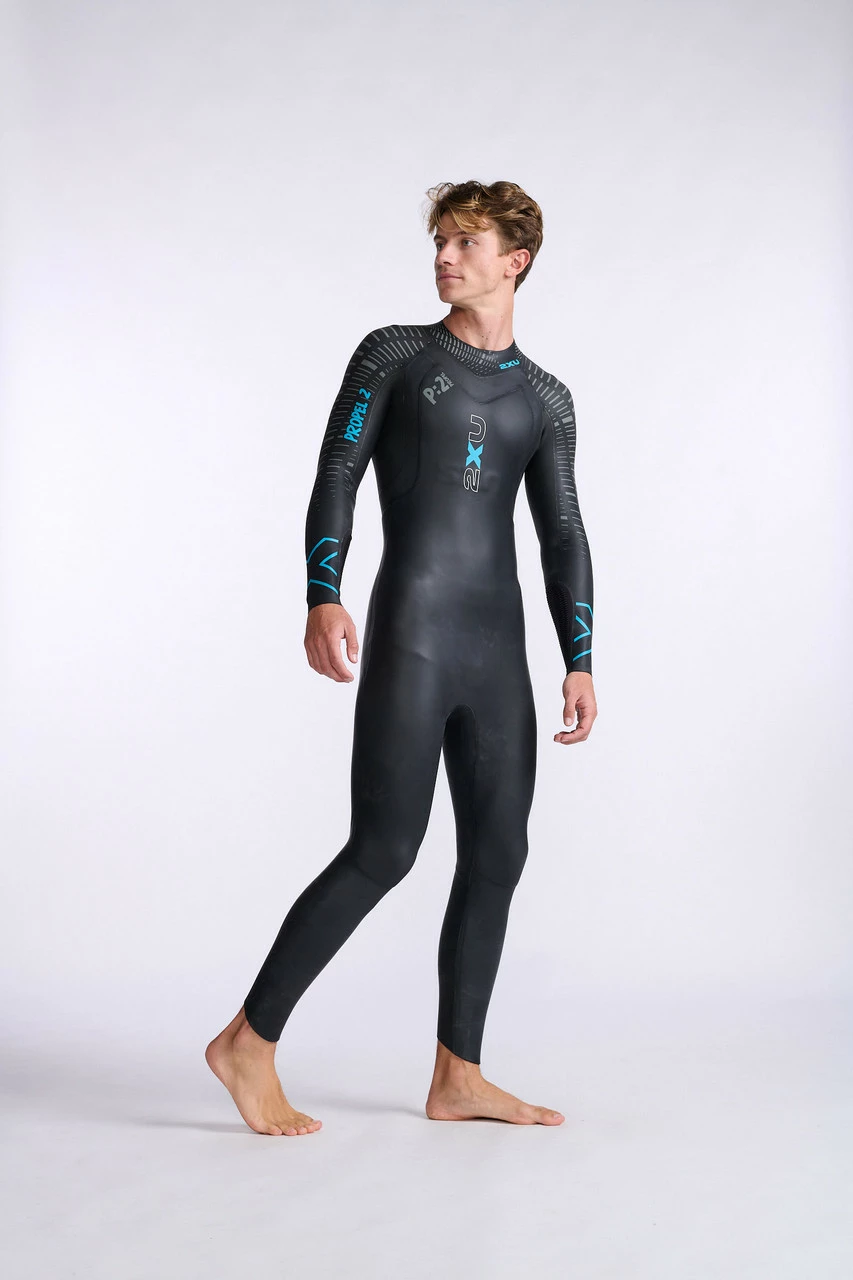 2XU - P:2 Propel Wetsuit - Men's - Black/Aloha - 2023 - Image 22