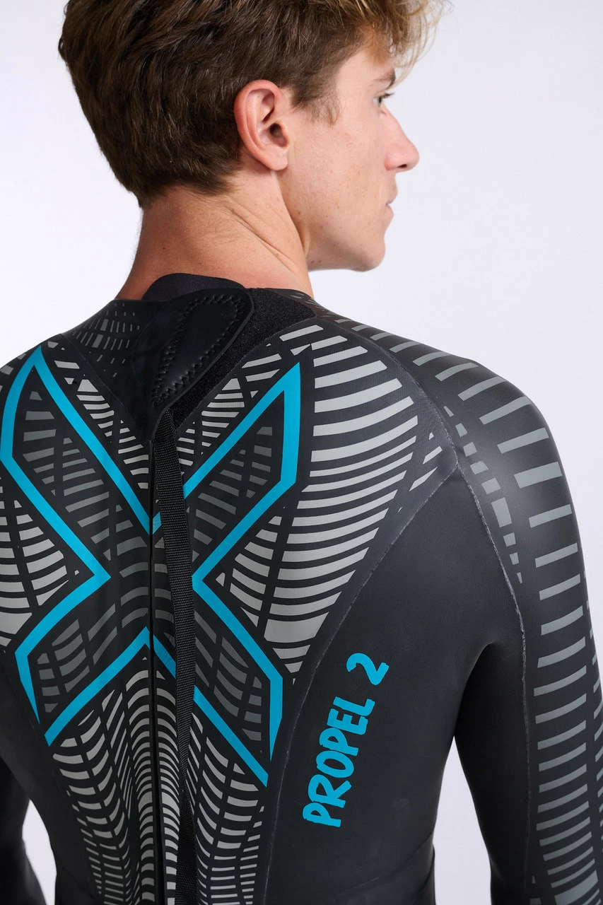 2XU - P:2 Propel Wetsuit - Men's - Black/Aloha - 2023 - Image 3