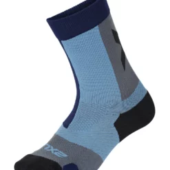 2XU - VECTR Light Cushion Crew Socks - Unisex - Echo/Tubulence