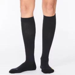 2XU - Flight Compression Socks - Unisex - Black/Black - 2023