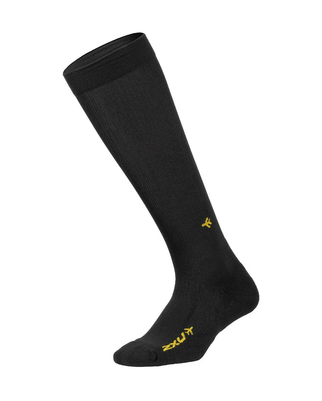 2XU - Flight Compression Socks Ultra Light - Unisex - Black/Black - Image 3