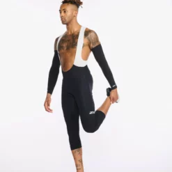 2XU - Aero Cycle Arm Warmers - Unisex - Black/White - 2023