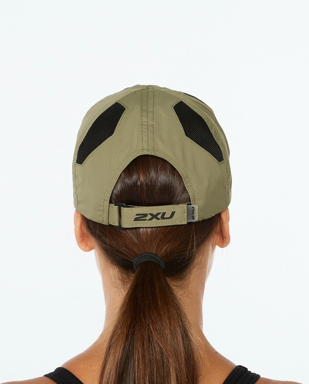 2XU - Unisex Run Cap - Alpine/Black - Image 4
