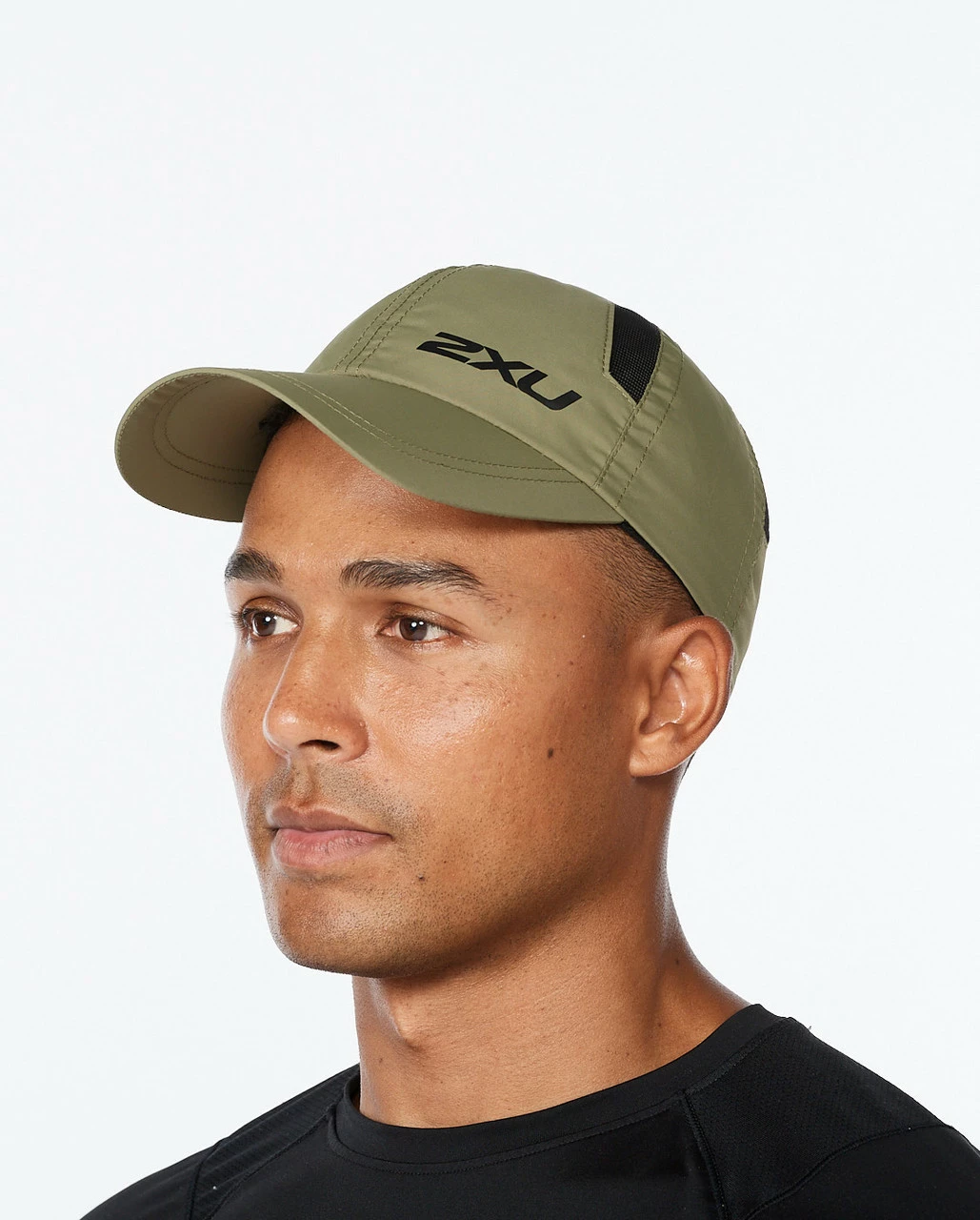 2XU - Unisex Run Cap - Alpine/Black - Image 3