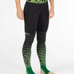 2XU - Women's Power Recovery Compression Tights - Black/Green - *