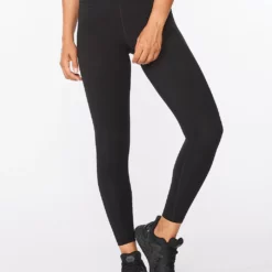 2XU - Form Women's Mid-Rise Compression Tights - Black/Silver