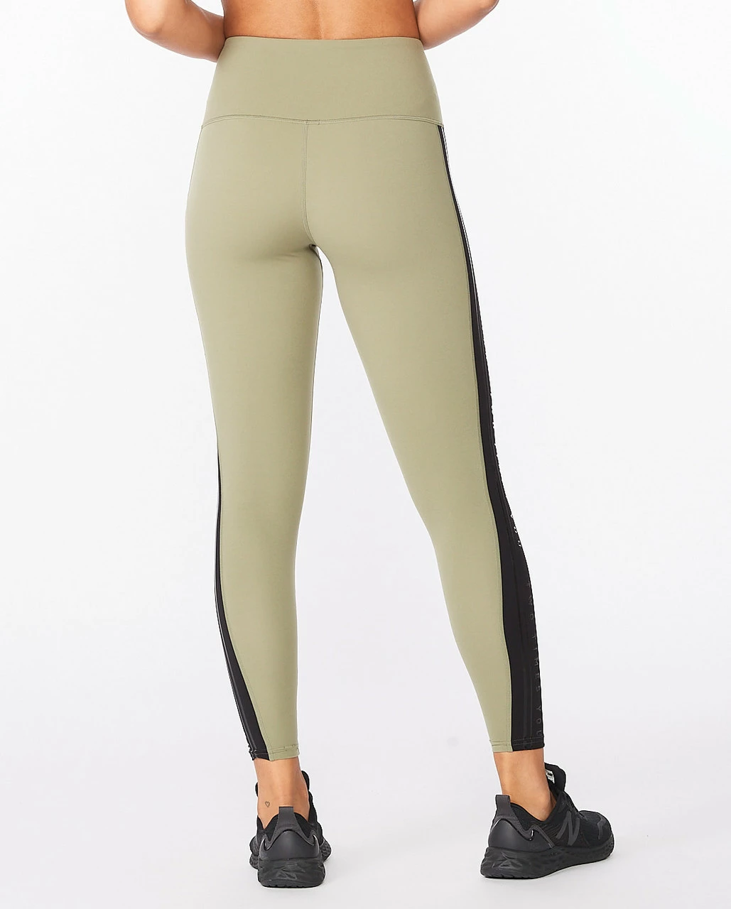 2XU - Form Line-up Women's Hi-Rise Compression Tights - Alpine/Black - Image 2