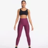2XU - Aero Sculpt Hi-Rise Compression Tights - Women's - Mulberry/Peach Whip Reflective