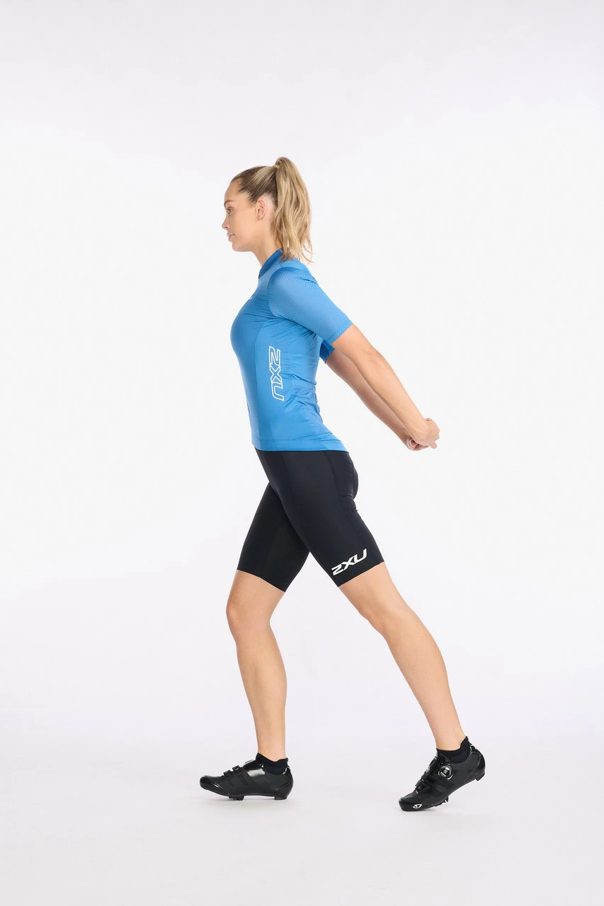 2XU - Aero Cycle Bib Shorts - Women's - Black/White Reflective - 2023 - Image 21