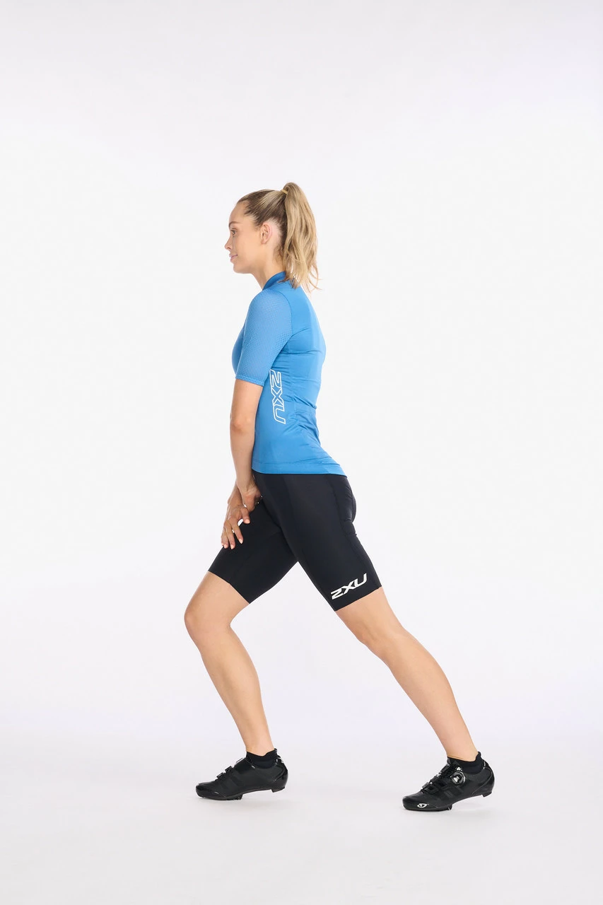 2XU - Aero Cycle Bib Shorts - Women's - Black/White Reflective - 2023 - Image 20