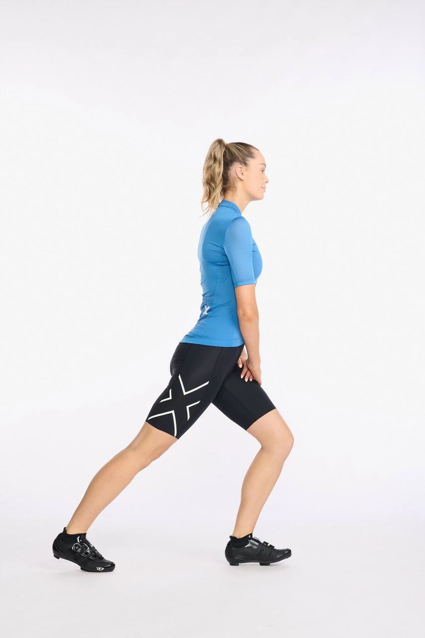 2XU - Aero Cycle Bib Shorts - Women's - Black/White Reflective - 2023 - Image 26