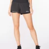 2XU - Aero Women's 2-In-1 3in Shorts - Black/Silver Reflective
