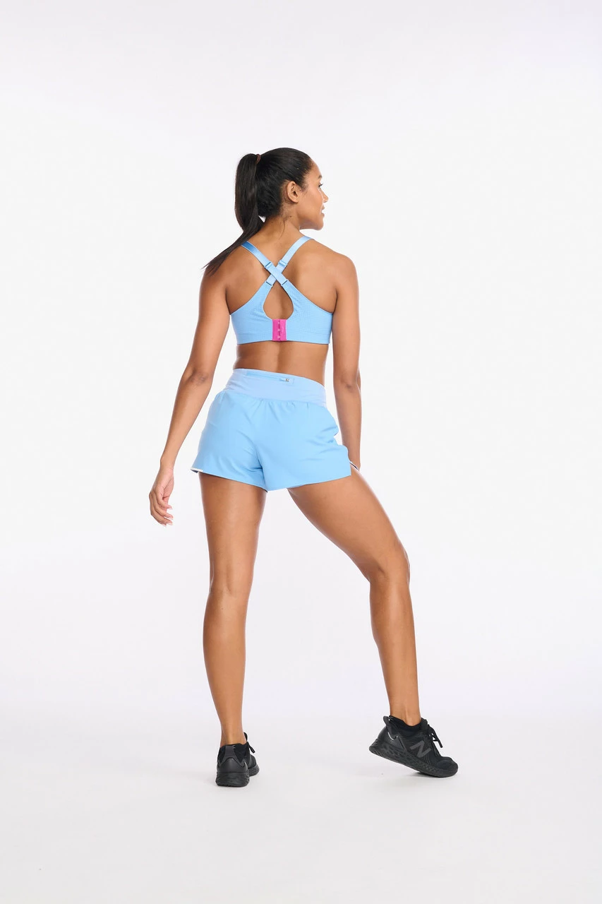 2XU - Aero 2-in-1 3 Inch Short - Women's - Mirage/White Reflective - Image 4