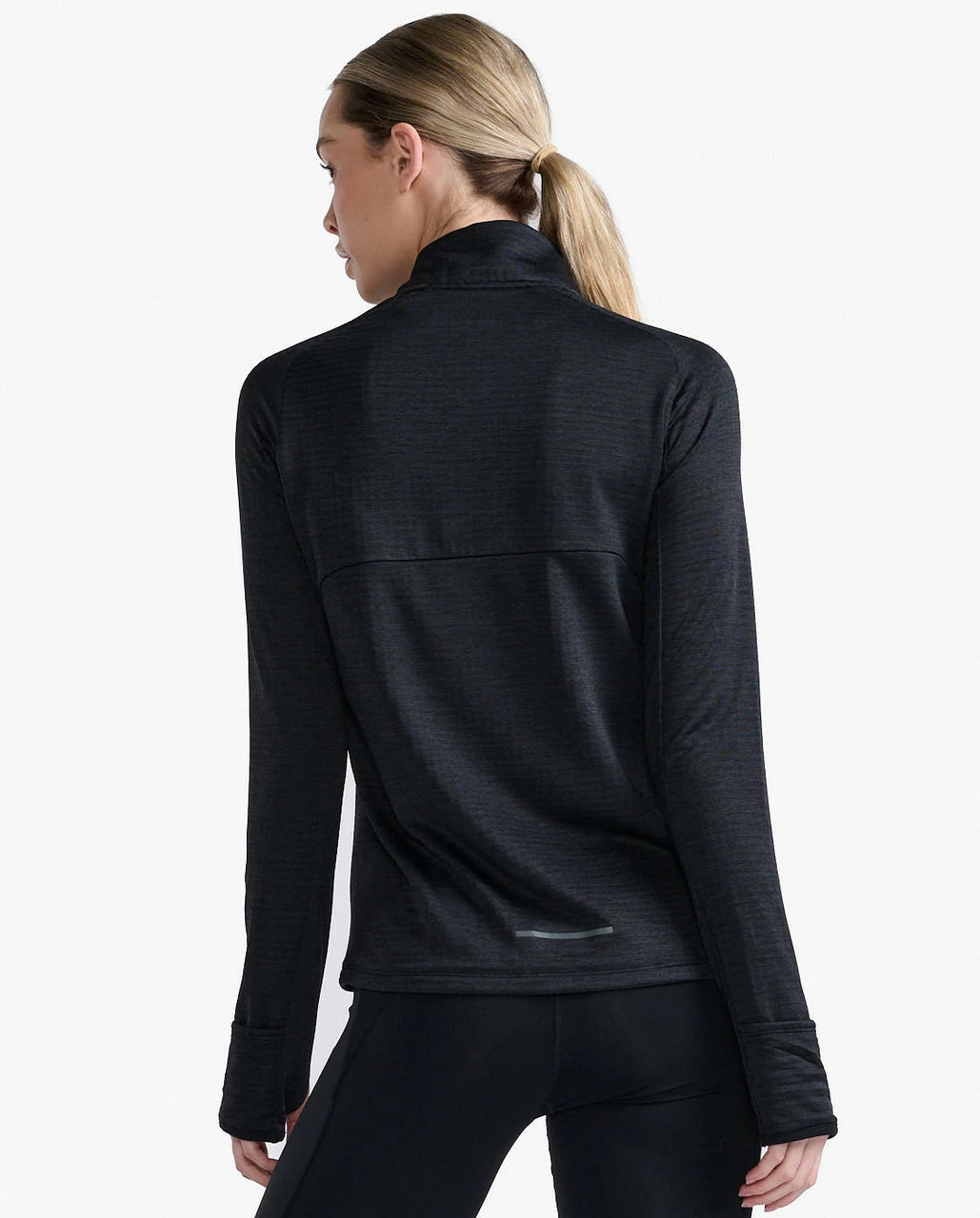 2XU - Ignition 1/4 Zip - Women's - Black/Black Reflective - Image 2