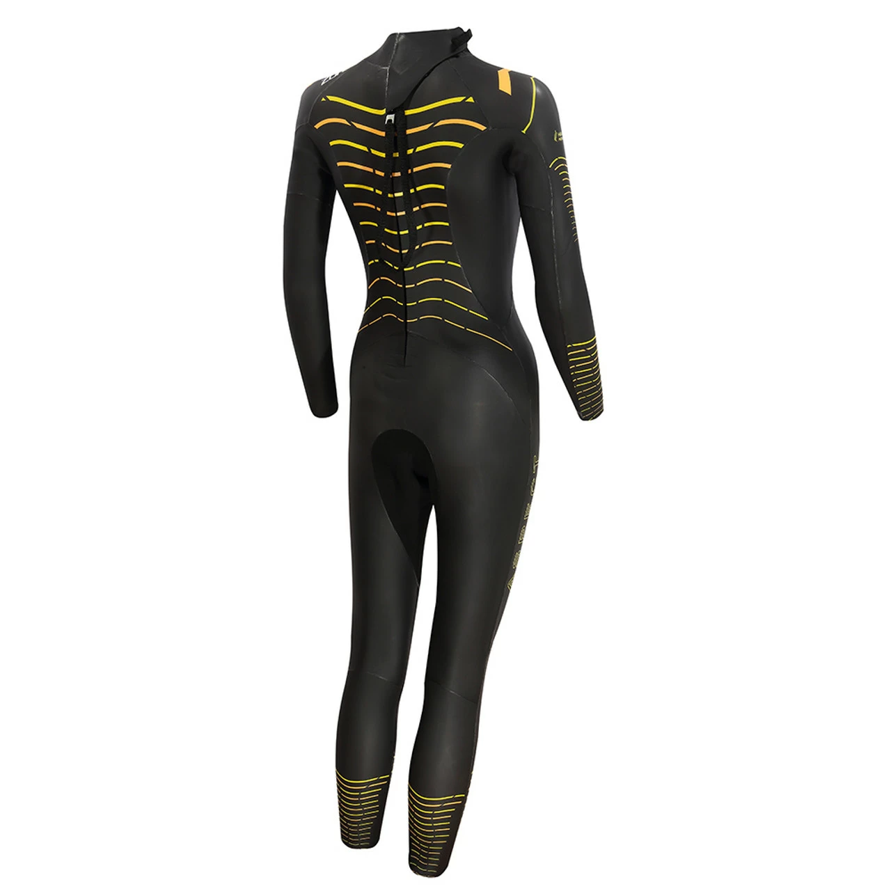 Zone 3 Zone3 - Thermal Aspect Breaststroke Wetsuit - Women's - Black/Orange/Yellow - Image 2