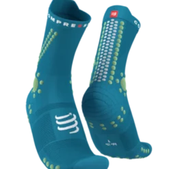 Compressport - Pro Racing Socks V4.0 Trail - Unisex - Enamel/Paradise Green