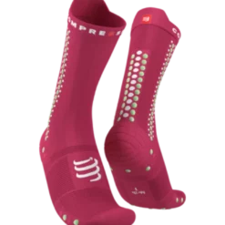 Compressport - Pro Racing Socks V4.0 Bike - Unisex - Fluo Blue/Primerose